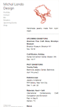 Mobile Screenshot of michallandodesign.com